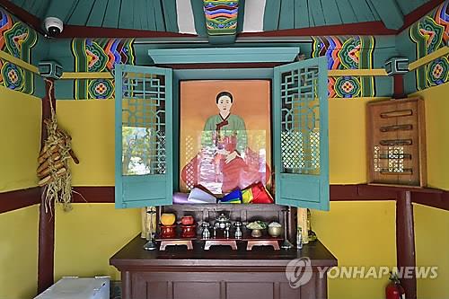 삼척 해신당 내부