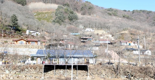 하동 목통마을 전경