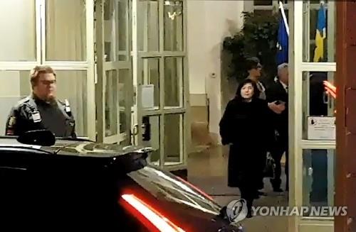 스웨덴 스톡홀름서 북한 최선희 포착