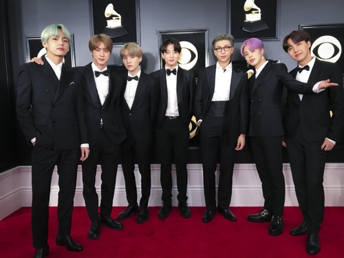 '제61회 그래미 어워즈' 참석한 방탄소년단