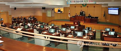 정읍시의회 본회의장