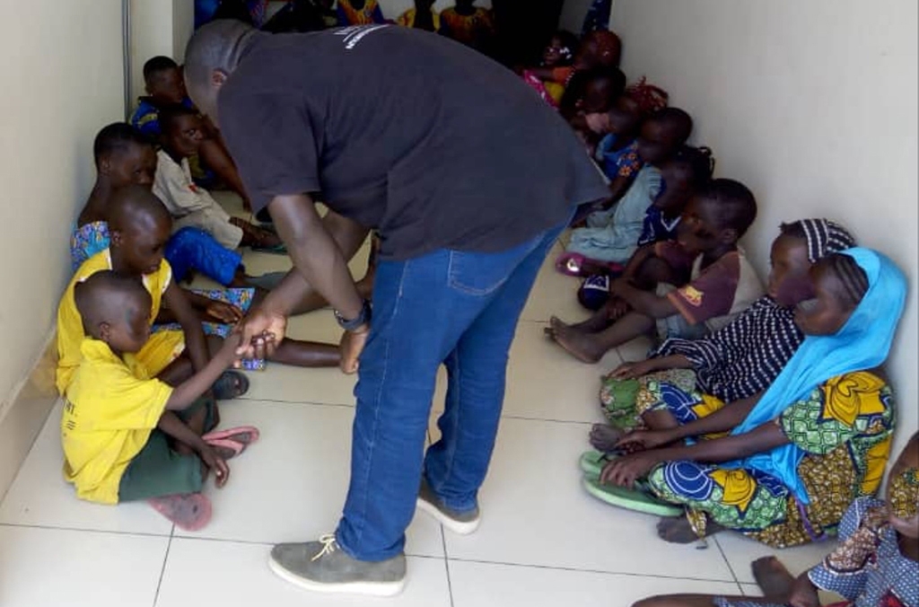 인터폴이 서아프리카에서 구출한 어린이들