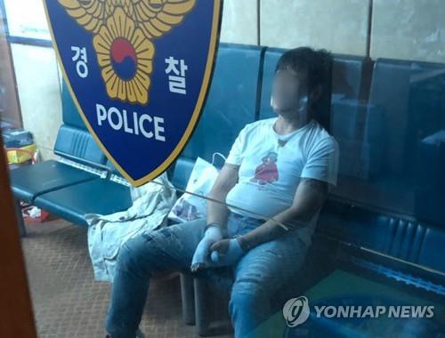 경찰에 잡힌 방화 용의자…동기 '횡설수설'