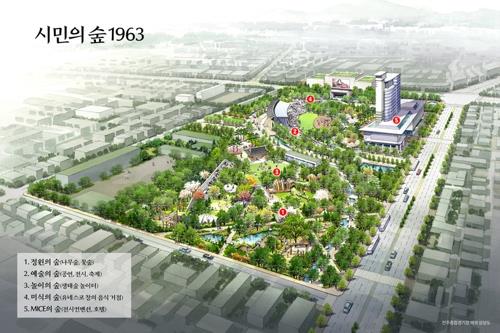 전주종합경기장 개발 조감도