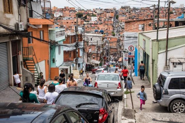 상파울루 남부 빌라 안드라지 빈민가 [브라질 뉴스포털 UOL]