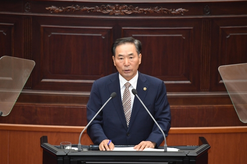 도정질문하는 성낙인 의원