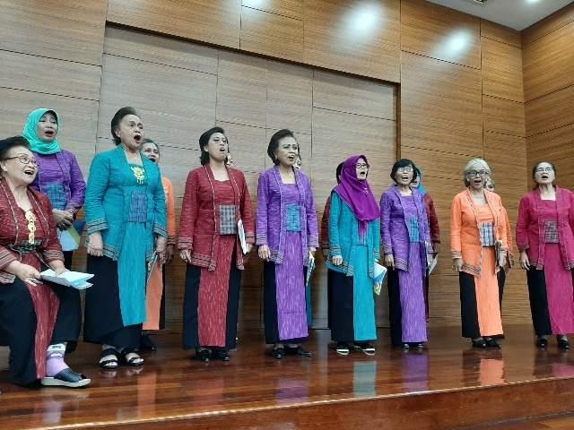 주인도네시아 한국대사관서 공연하는 디알리타 합창단