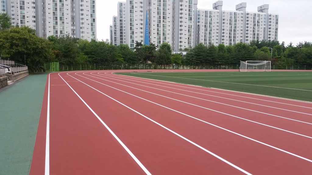고양어울림누리 별무리 경기장 트랙 보수