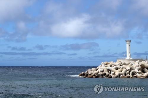 태풍 떠난 울릉도 앞바다