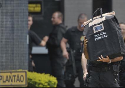 부패 수사에 동원된 브라질 연방경찰 [국영 뉴스통신 아젠시아 브라질]
