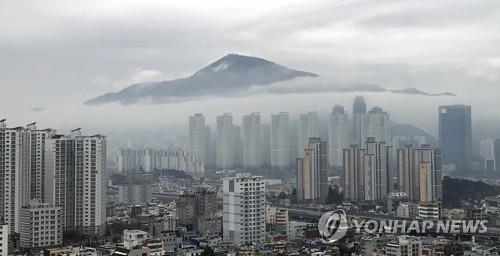 부산 해운대구 재송동 일대 아파트단지