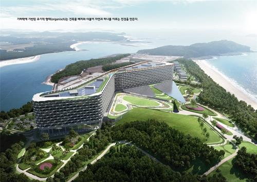 안면도 관광지 조감도