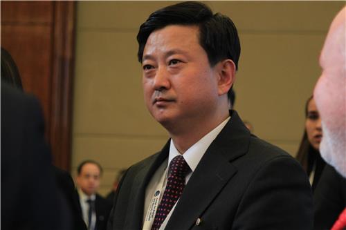 (모스크바=연합뉴스) 유철종 특파원 = '모스크바 비확산회의'(MNC)에 참석 중인 조철수 북한 외무성 미국 국장.