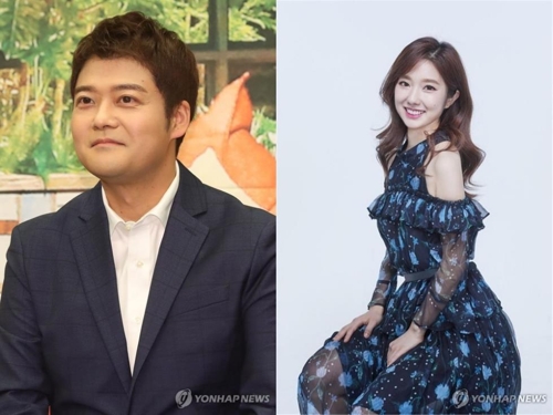 전현무(왼쪽)와 이혜성 아나운서