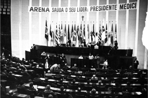 브라질 군사독재정권 시절의 정당 행사