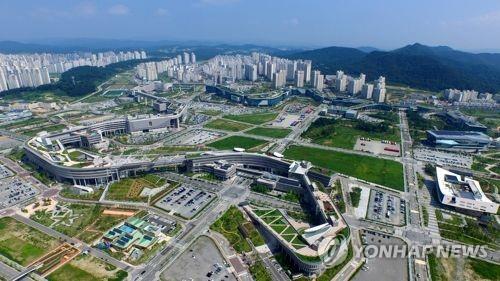세종시 신도심(행정중심복합도시) 전경