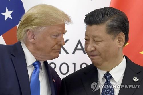 도널드 트럼프 대통령(왼쪽)과 시진핑 주석(오른쪽)
