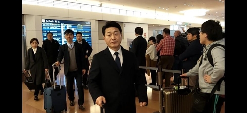 日 하네다공항 도착한 이호현 무역정책관