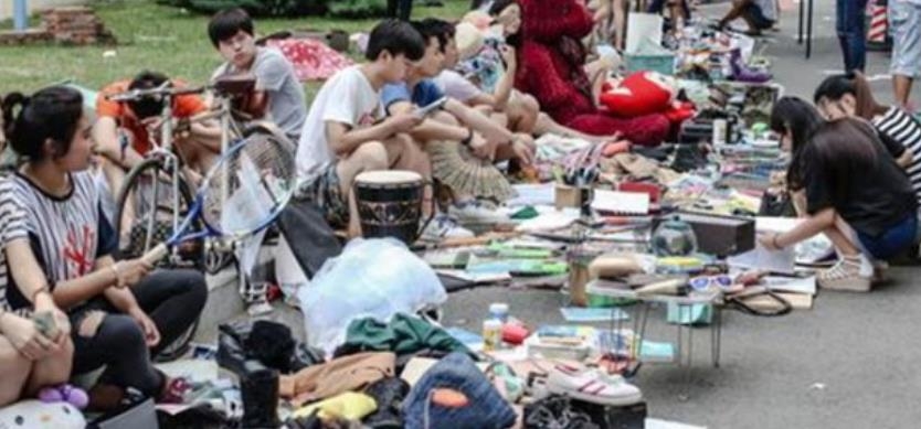 중국에 부는 노점상 열풍