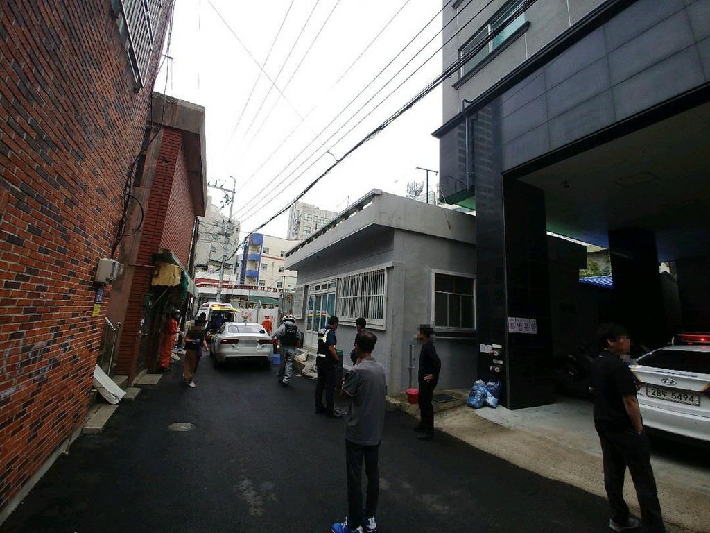 스텔스 보행자 사고 현장