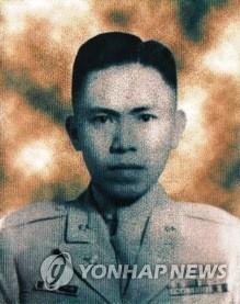 1951년 4월 경기도 연천의 율동 전투에서 빼어난 활약을 펼친 필리핀 제10대대전투단 특수중대장 콘라도 디 얍 대위. 2019년 4월의 6·25 전쟁영웅이다. [국가보훈처 제공. 재판매 및 DB 금지] 