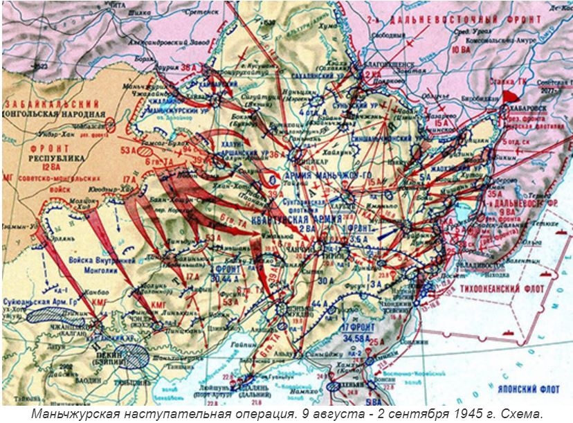 소련군 군사작전 지도