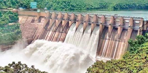 인도 남부 텔랑가나주 스리사일람(Srisailam)댐
