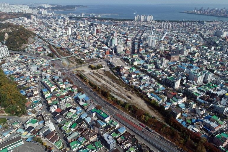 옛 포항역 일대