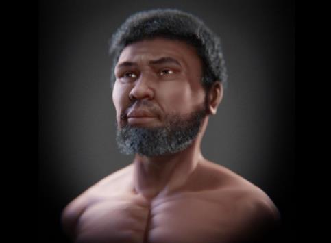 3D로 복원한 '페락맨'의 얼굴