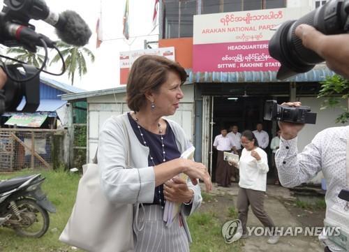 크리스틴 슈래너 버기너 유엔 미얀마 특별대사(자료사진)