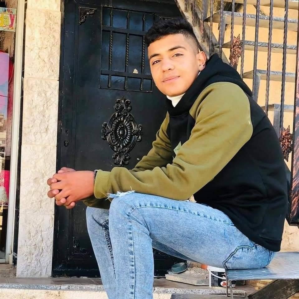 이스라엘군의 총격에 사망한 팔레스타인 소년