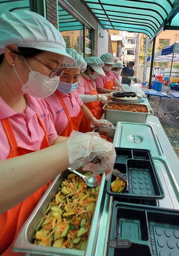 밥차 대신 도시락