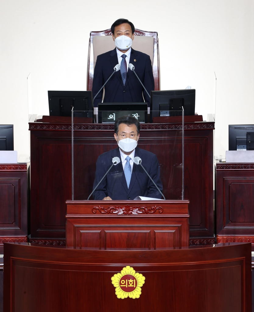 발언하는 김성수(더불어민주당) 경기도의원 