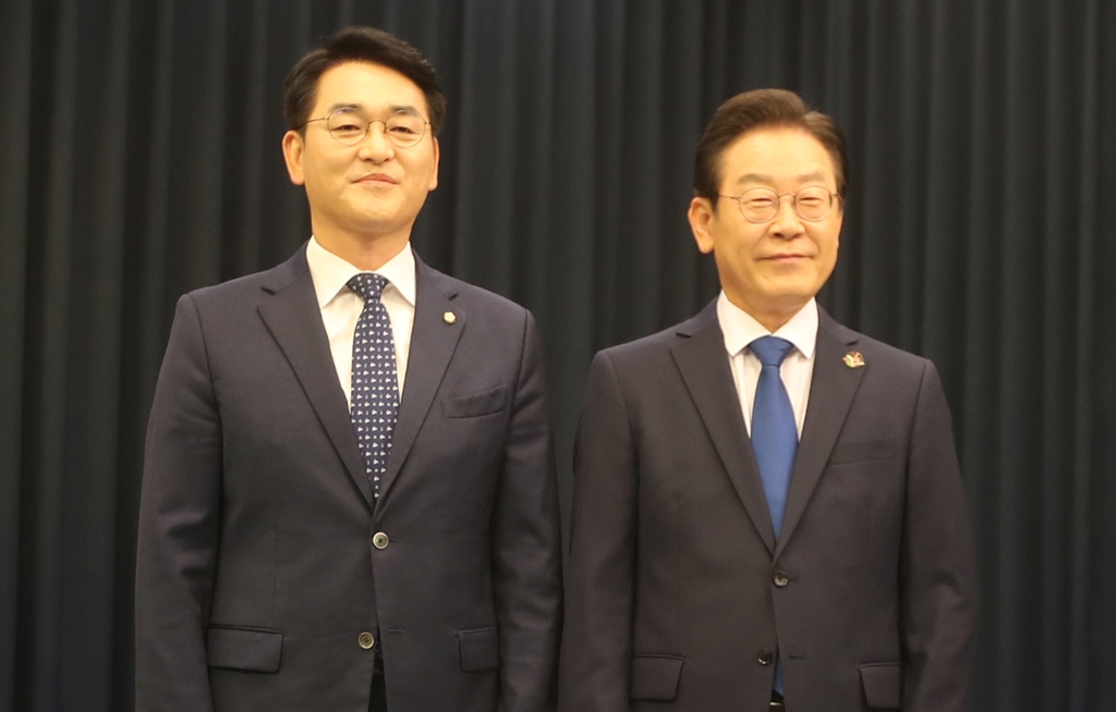 강훈식 사퇴로 득표율 상향조정…이재명 78.65%, 박용진 21.35%