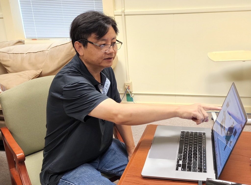 대(大)대서양 모자반 벨트 가리키는 후 교수