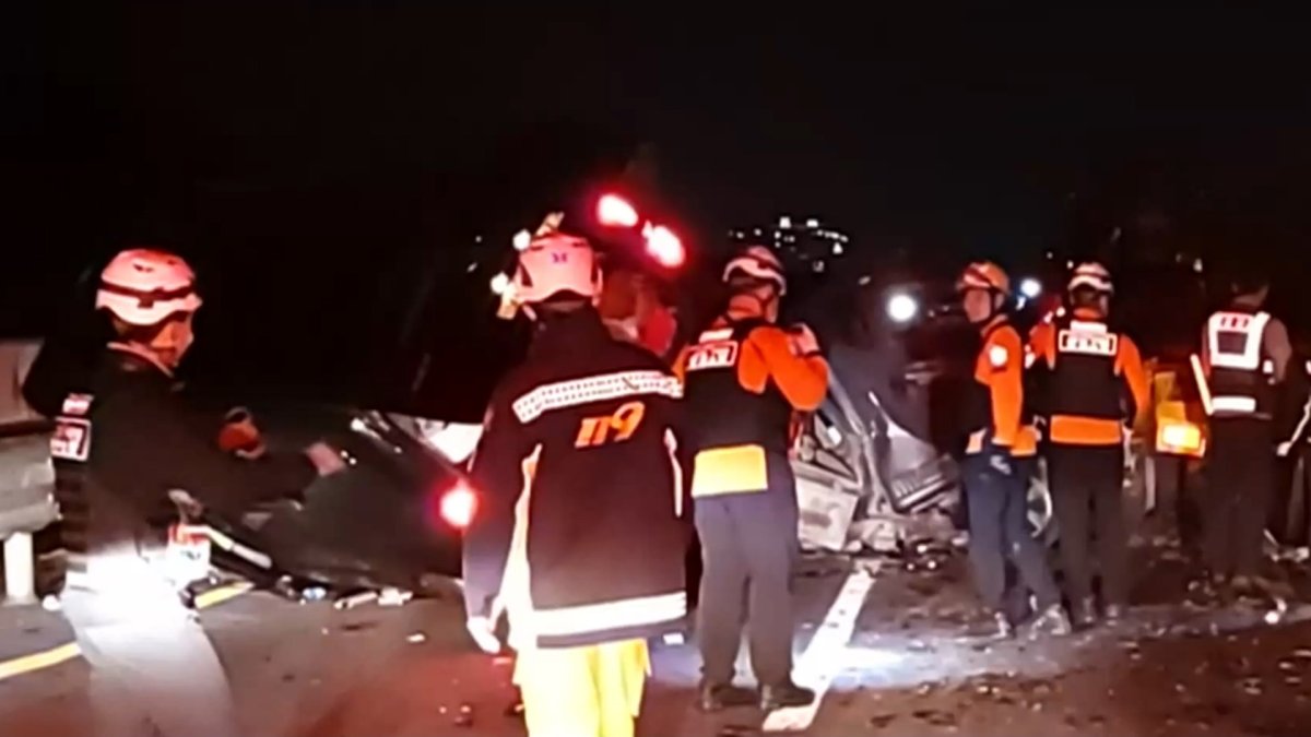 어젯밤 부산에서 차량 4대 연쇄 추돌…1명 중상