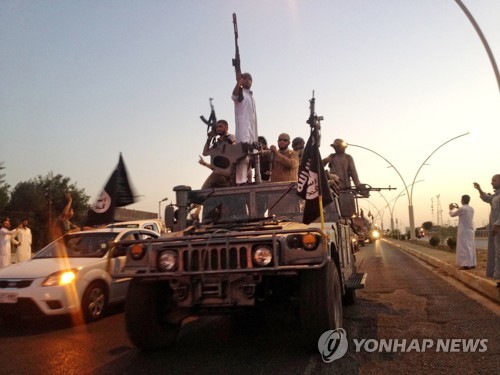 2014년 1월 당시 모술을 장악한 IS