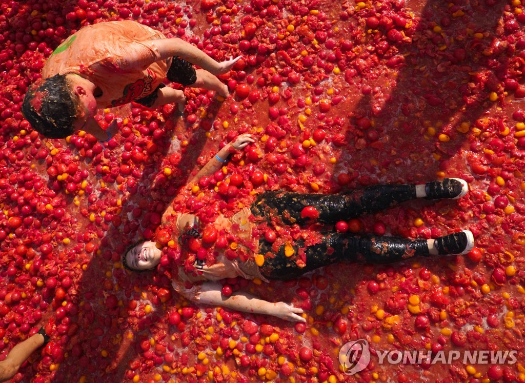 Russia Tomato Fight
