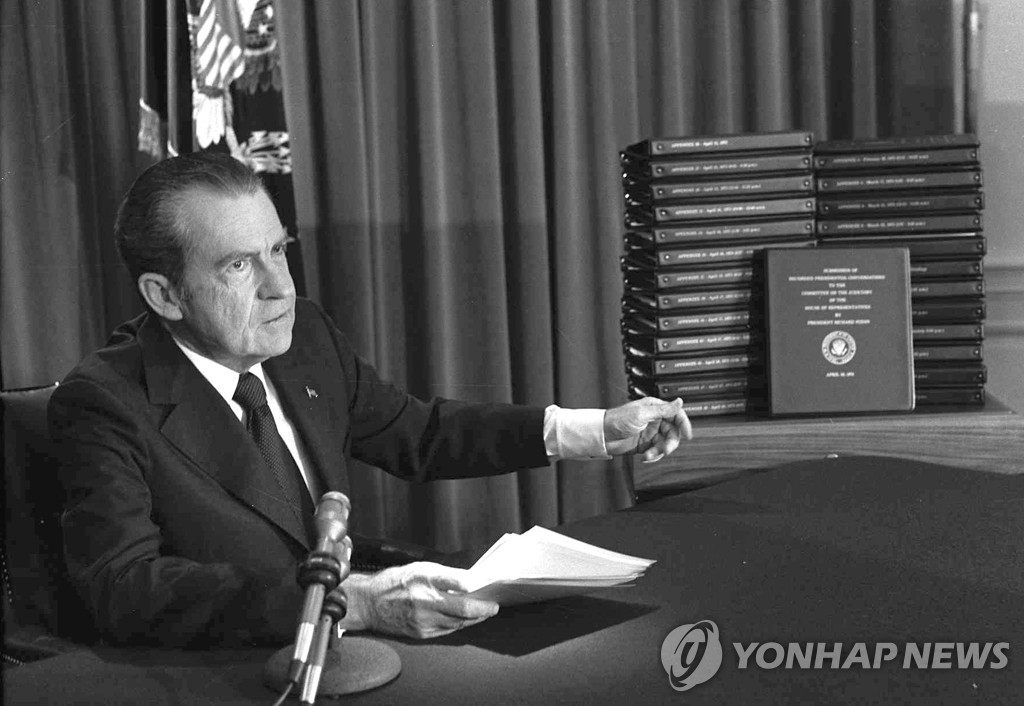 리처드 닉슨 전 미국 대통령[자료 사진]