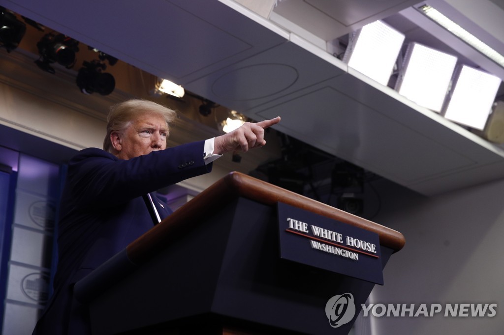 Virus Outbreak Trump