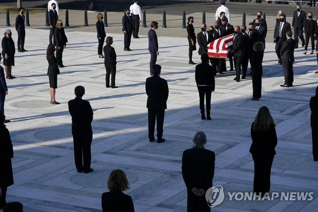DC: Justice Ruth Bader Ginsburg Lies in Repose at Supreme Co