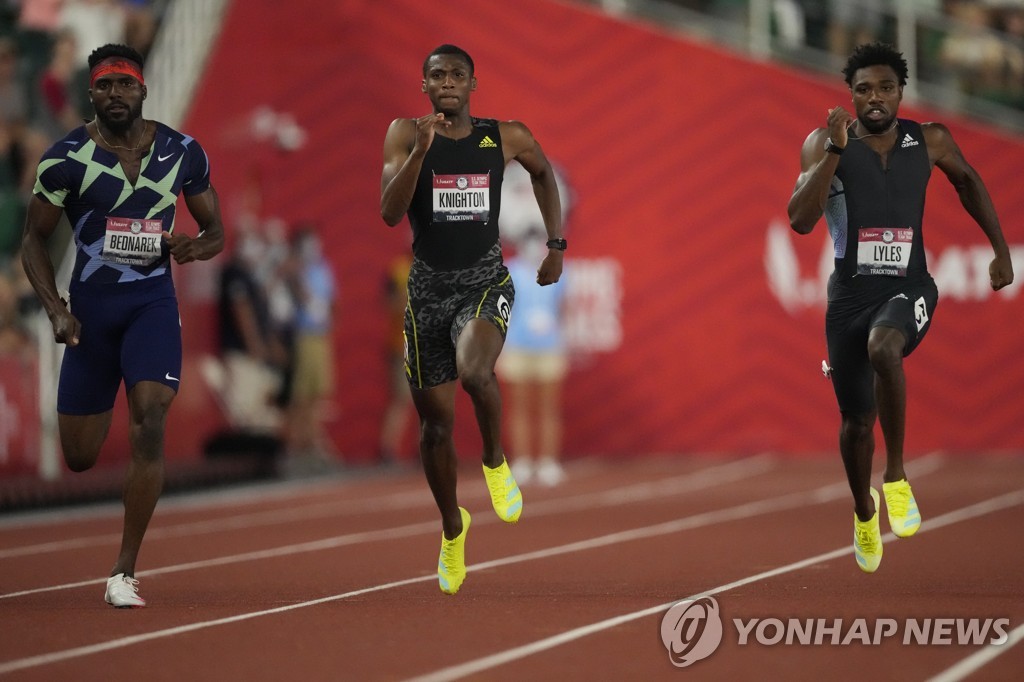 '천재 스프린터' 나이턴의 역주