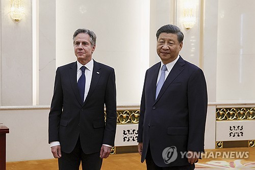 시진핑, 오늘 '방중' 블링컨 美국무장관 만난다