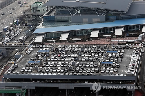 부산역 선상주차장
