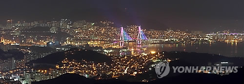 부산항대교 야경
