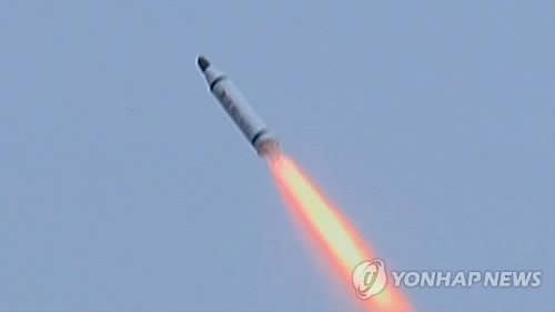 북한 미사일 <<연합뉴스TV 제공>>