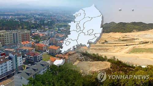 땅값 양극화…제주·세종 '날고' 울산·거제 '기고'(CG)