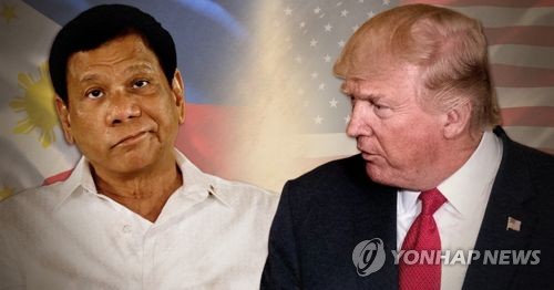 두테르테와 트럼프 대통령 (PG)