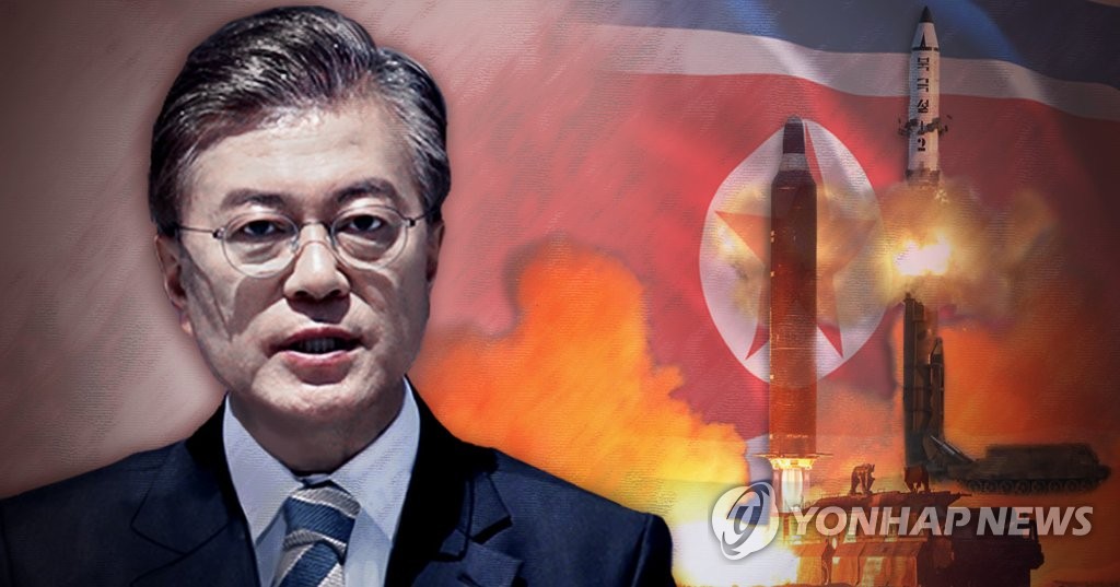 문재인 대통령 북 미사일 도발에 엄중 경고 (PG)