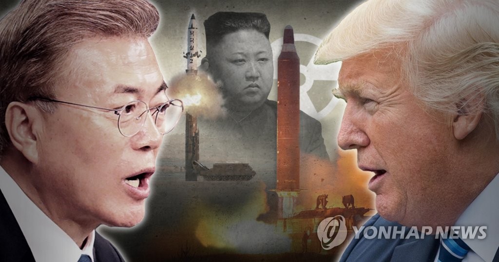 한미정상, 북한 탄도미사일 도발 강력 대응 (PG)